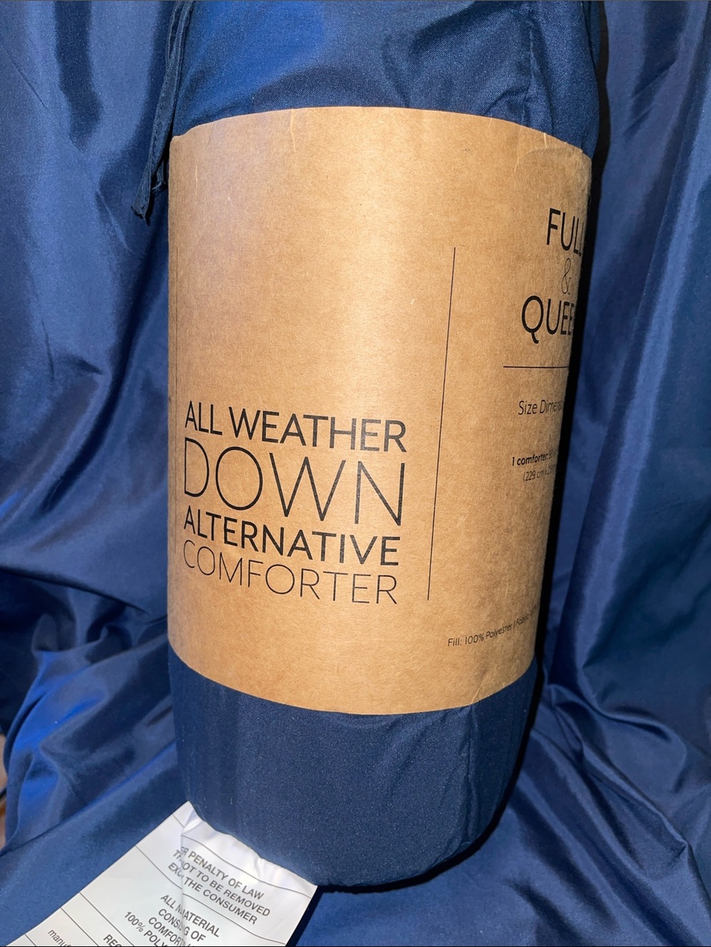 IEnjoy Home All-Weather Down Alternative Comforter - Navy